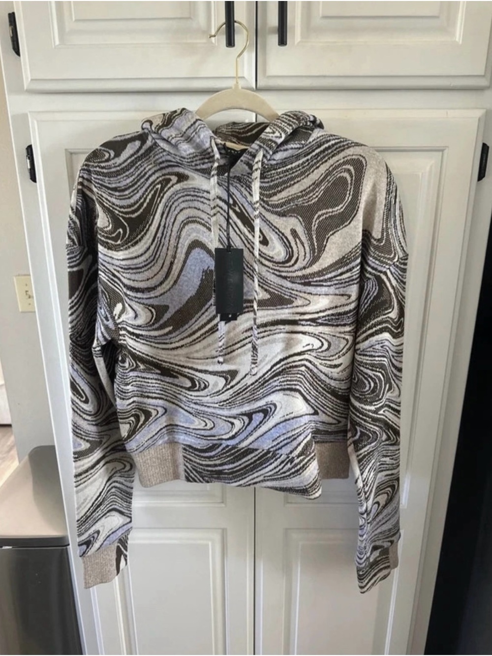 Twenty Montreal Liquid Swirl Hyper Reality Knit Hoodie